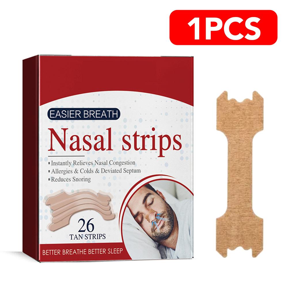 

26-130PCS Breath Nasal Strips Right Aid Stop Snoring Nose Patch Good Sleeping Patch Product Easier Breath Random Pattern