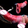 NNSX Animal Big Knot Dog Dildo Penis Manșon, Squirting Penis Manșon, Extensii Masculine Mărire Întârziere Ejaculare Inel de Penis Bărbați