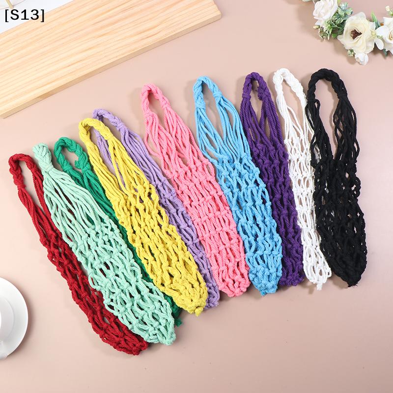 Portable Crochet Cup Holder Coffee Cup Bag Hollow Out Bottle Bag Mugs Bag Foldable Woven Net Water Bottle Bag Cup Cover[Q]Q@