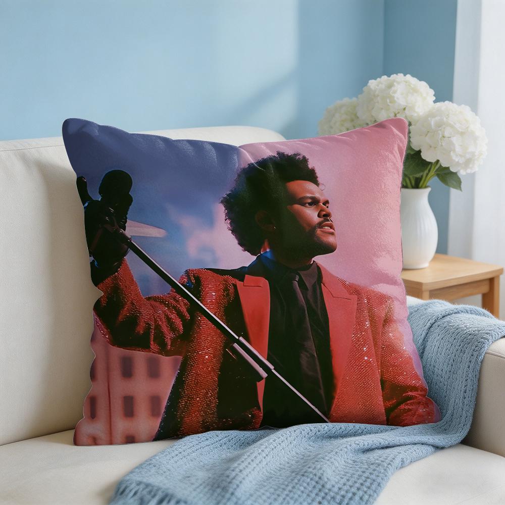 Rapper The WWeeknd Cushion Cover Square Pillow Bedroom Sofa Leisure Comfort Living Room Home Decoration X