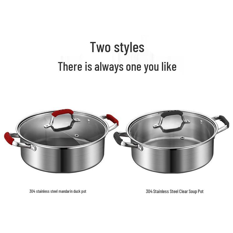 ZISIZ 304 Edelstahl Suppentopf