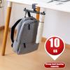 Desk Mount Hook Backpack Hanger Strong Load-bearing Simple Installation Adjustable Clamp-on Under-Desk Hanger Hook