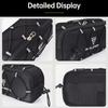 1PCS Bike Handlebar Bag, Waterproof Bicycle Storage Pouch, Handlebar Bag with Elastic Cord, Fits Road & Mountain Bikes