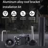 Anti Shock Metal Roof Pipe Mounting Bracket Rack Stand  Universal Vehicle Compatibility For Adventure Travel Accessories