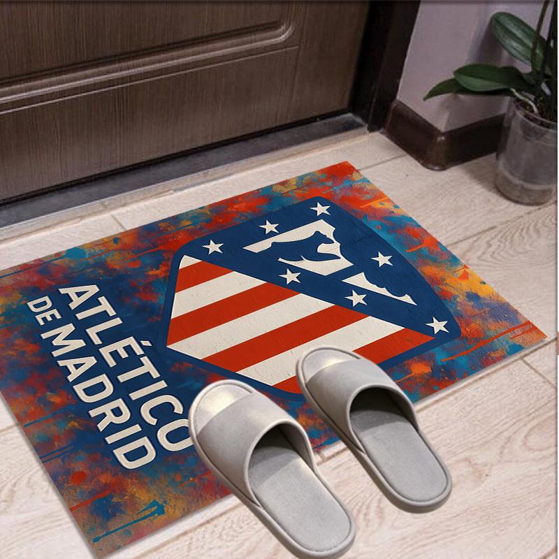 Football Club Pattern Rug, Indoor/Outdoor Mat, for Picnic, Gameroom, Bedroom, Office, Living Room, Home Decor Carpet, Birthday Gift