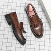 Fashion Mens Dress Shoes Men's Formal Original Leather Italian Skin Shoes for Men Elegant Casual Business Luxury Social Male Shoe