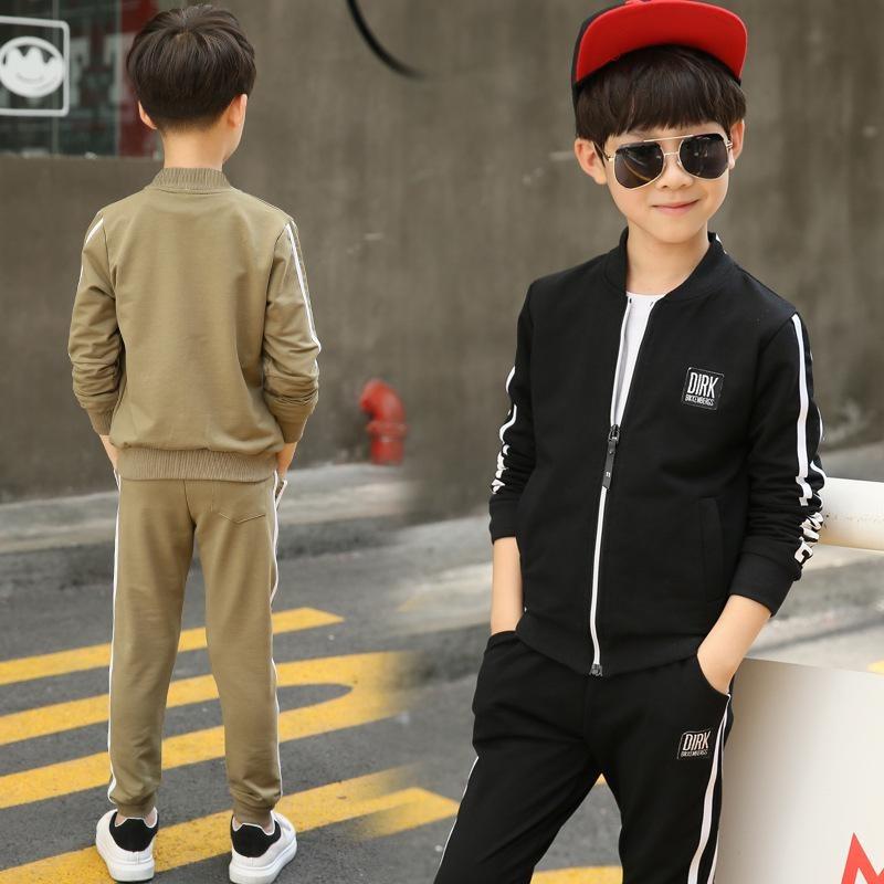 New Spring 4-12 Years Boys Clothing Sets Teenagers Baby Boys Sports Clothing School Kids Suit Sets Uniform Boys Jackets Pants