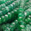 Mărgele de smarald fațetate: Șirag de Piatră Prețioasă Verde Naturală (4-4,5 mm)