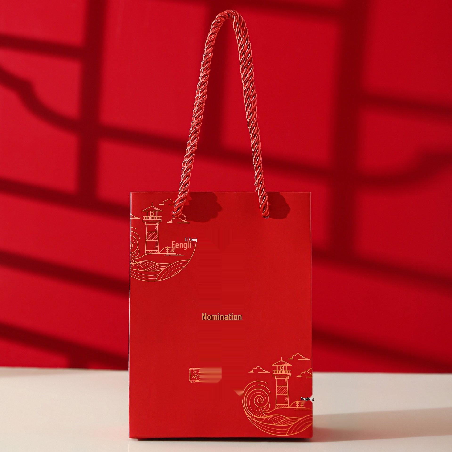 

Orange Luxury Gift Bag and Box Set for Birthdays – Elegant Instagram-Ready Souvenir for Her