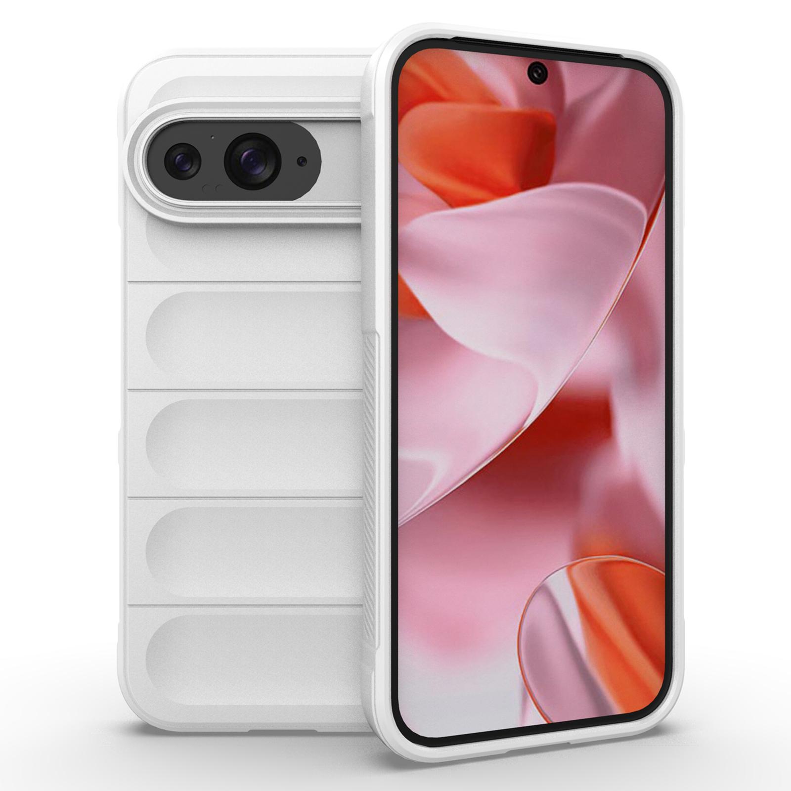 

Защитный чехол для мобильного телефона Google Pixel 9/Pixel 9 Pro, ударопрочный ТПУ чехол-накладка на заднюю панель White