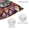 Colorful Lotus Mandala Cushion Cover 40x40cm Velvet Buddhism Flower Throw Pillow Case for Sofa Square Pillowcase Decoration