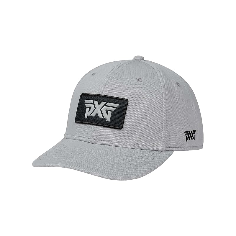 

[PXG] cap Stretch Patch Snapback Hat gray
