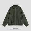 Versatile Coat Minimalist Cotton Jacket Men 2026 Jacket Washed Do Old Lapel Men's Tops Spring and Fall Clothing Breathable Work Casual Jacket
