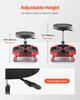 Rolling Mechanic Stool Adjustable Garage Seat 300 lbs Load with Wheels