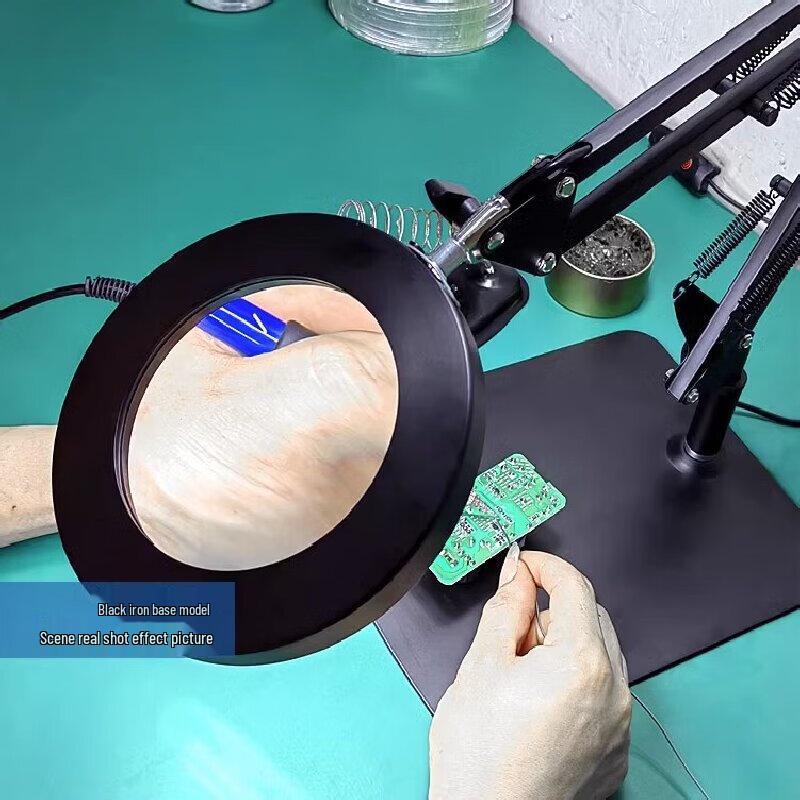 Magnifying Lamp Soldering Workstation