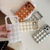 Niche Electroplated Solid Color Bubble Case for iPhone 16/17 Pro Max, 14/15