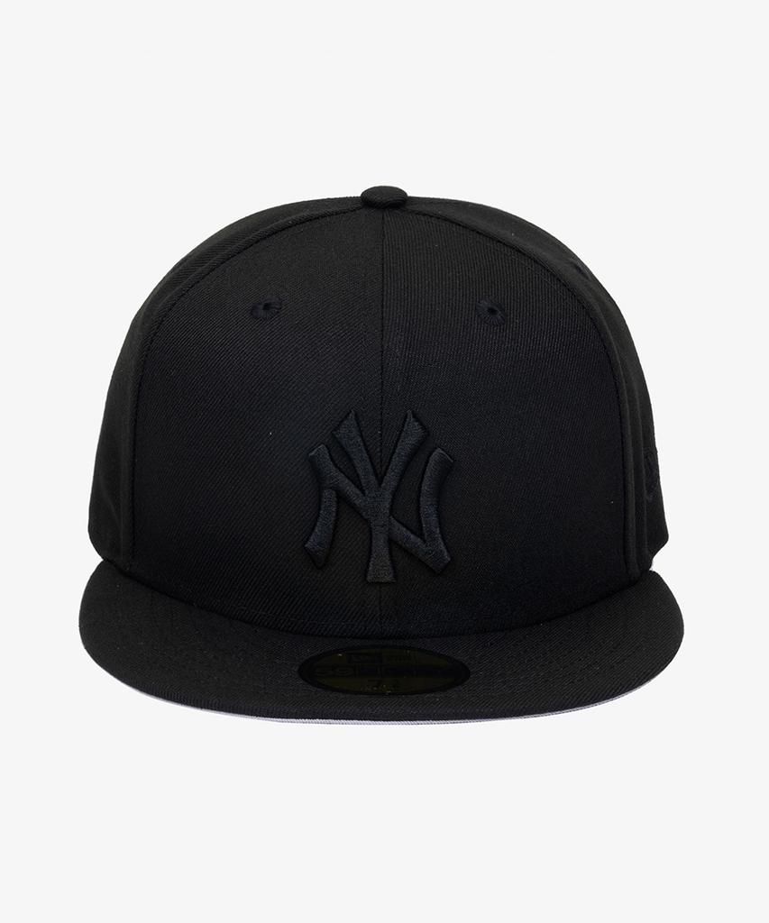New Era Mlb New York Yankees Basic Fitted Cap Black/Black