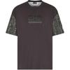 EA7 Logo Print Cotton Loose Fit Crew Neck Short Sleeve Casual T-Shirt Men Tops 7M001130-AF16548-U8117