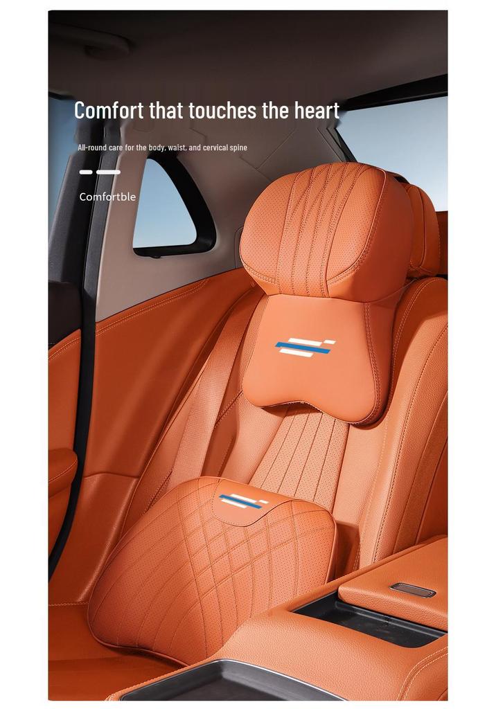 Car Neck and Lumbar Support Cushion Set for Changan Oshan Z6, 530, 520 Qiyue Models