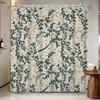 Boho Shower Curtain  - Celestial Moon & Botanical Vine Print Waterproof Bathroom Curtain with Rust-Proof Hooks Included,Bohemian