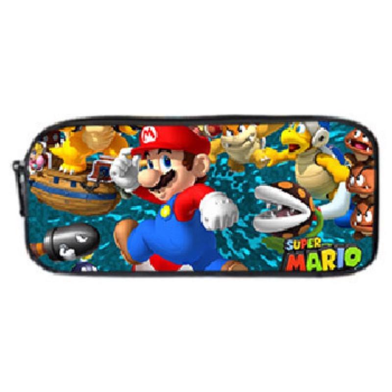 New Arrival Mario Cartoon Backpack For Elementary And Middle School Students Lunch Bag And Pencil Case Included