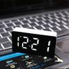LED Electronic Watch Mirror Alarm Clock - Home Furnishings Smart Small Tools, Desk Digital Bedroom Decoration Table Accessory