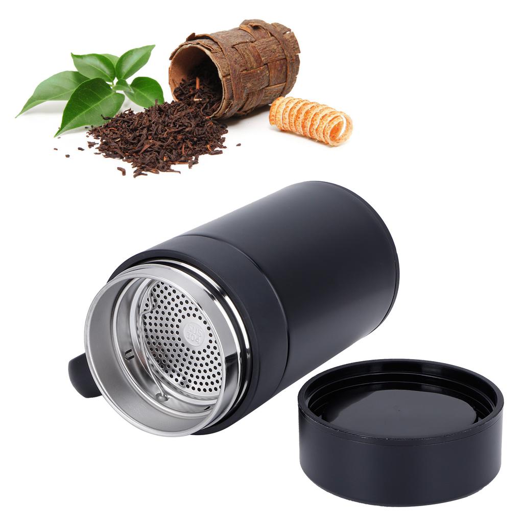 Edelstahl-Vakuumbecher mit Henkel Filter Isolierte Kaffeetasse für Zuhause Büro Geschäft