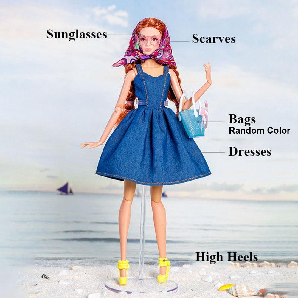 

Елегантне плаття модної супермоделі для ляльки 30 см/для ляльки 1/6 BJD/для ляльки 11,5 дюйма 2