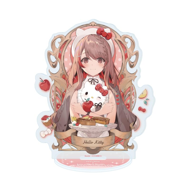 necomi x Персонажи Sanrio 04 Хелло Китти [Иллюстрация-коллаборация] Акриловый стенд