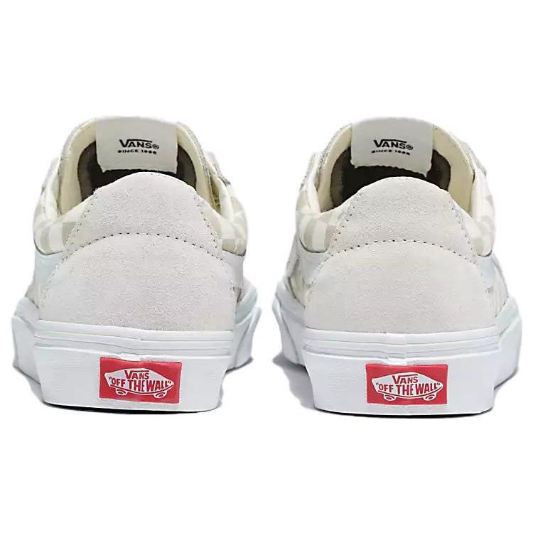 Vans Sk8 Floral Check Low Top Skate Shoes Unisex Sneakers Off-White VN0009QRFS8