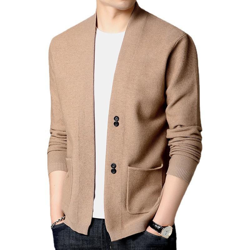 2026 Autum Fashion Men Knitted V Neck Cardigan Sweater Men Casual Winter High Quality Sweatercoats Men Casual Knitwear Sweater