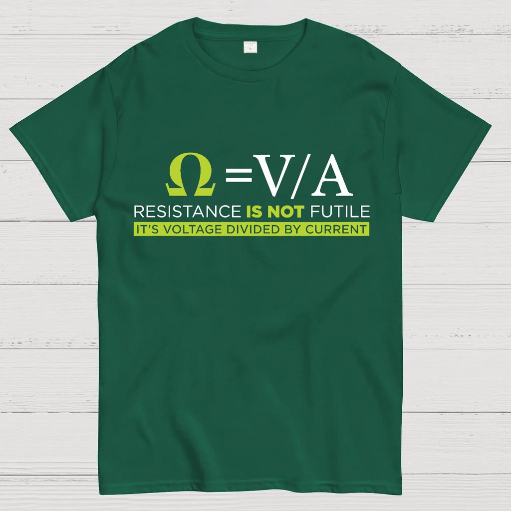 Widerstand ist NICHT zwecklos Baumwolle Sommer Lässig Kühl Locker T-Shirt