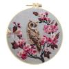Owl Embroidery Handmade DIY Kit - Original Material Package