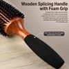 5 Sizes Round Hair Brush Anti Slip Grip Hair Comb High Quality Boar Bristle Brush  Salon Use