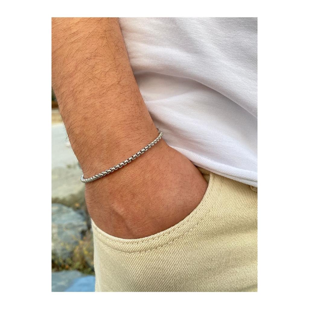 Set Of 3 Knitted Twist Figaro Model Unisex Bracelets