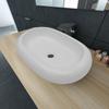 Day and Night - Day and Night White Ceramic Oval Washbasin 63x42 Cm