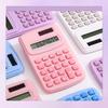 Mini Calculator Slim Solar Power Studentstest Stationery Office Easy Gift Carry