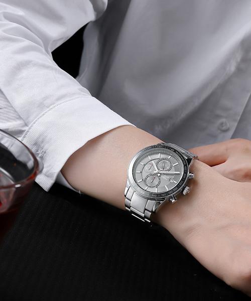 Seinteuseukoteuleondeon St3055M Chronograph Men'S Metal Watch