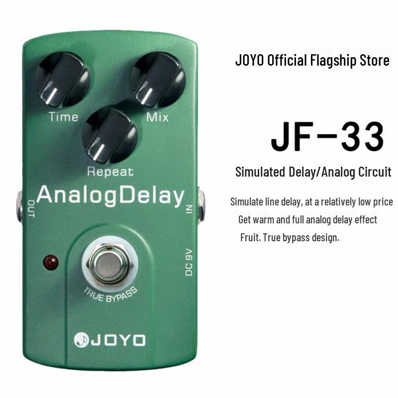 Pedal de Efeitos Overdrive & Distorção Analógico/Digital Série JF da JOYO
