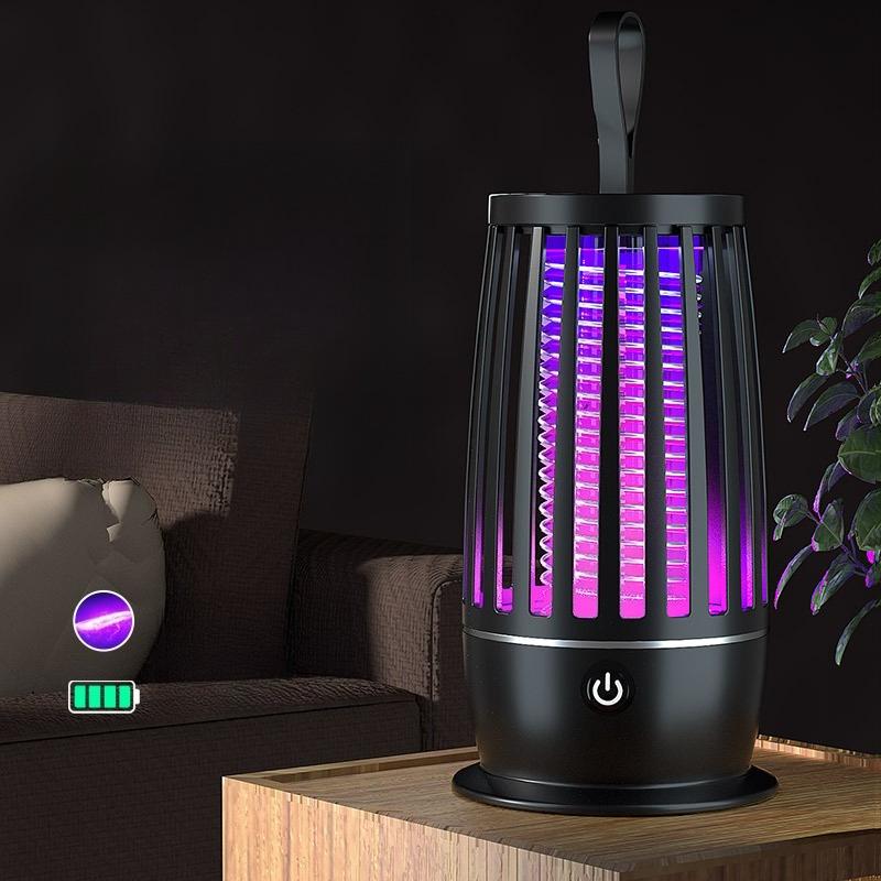 USB Rechargeable Mosquito Killer Lamp Portable,Indoor Outdoor Use,Quiet Operation Ideal for Bedroom,Office,Camping,Essential Summer Mosquito Repellent