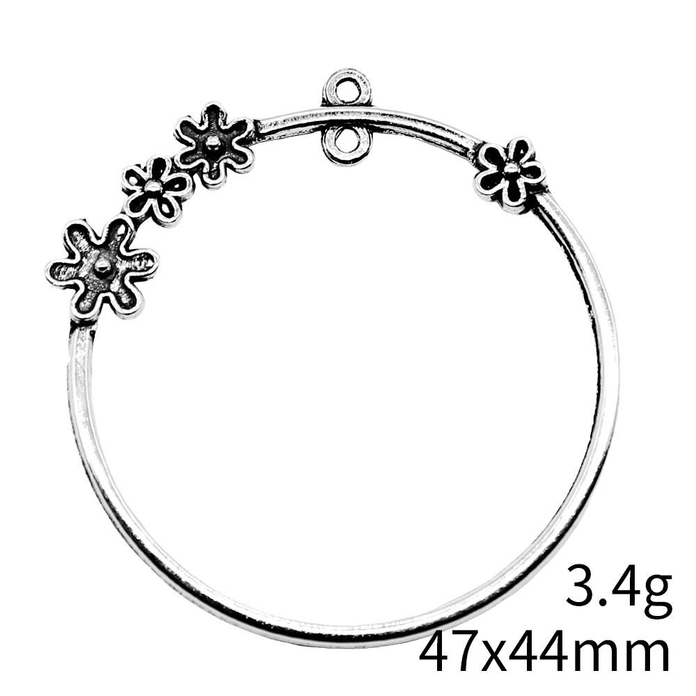 Valentine's Day Accessories Women Water Drop Moon Connector 2 Hole Pendants For Earring Accessories Parts Cheap Cute Stuff Accessory Parts