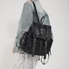 Large Capacity PU Leather Rivet Backpack - Soft, Casual & Unique Design