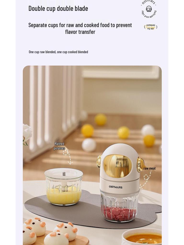 OSTMARS Baby Food Maker - Multifunctional Mini Blender & Processor for Infant Puree