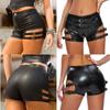 Bar Nightclub Casual Belt Buckle Shorts Hot Pants