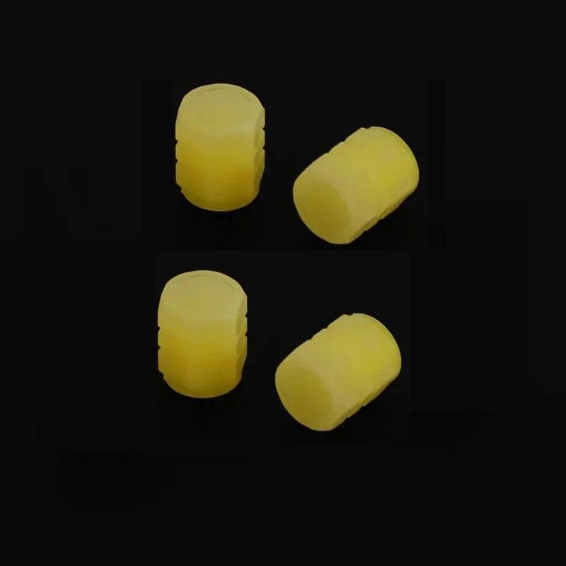 

4Pcs Motorcycle Car Luminous Night Glowing Wheel Tyre Valve Caps Decors Universal for Tracer 9 Gt Suzuki Gsxr 600 Fz1 Tmax Fz6 жовтий