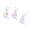 Easter Bunny Statue Rabbit Figurine Creative Party Supplies Lovely Easter Decoration for Living Room Holiday Cabinet Home