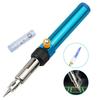 Handy Gas Soldering Pen Soldering Iron For Precise Welding And Heat Shrink For Diy Repairing With Changeable Tips 210~450 Celsius