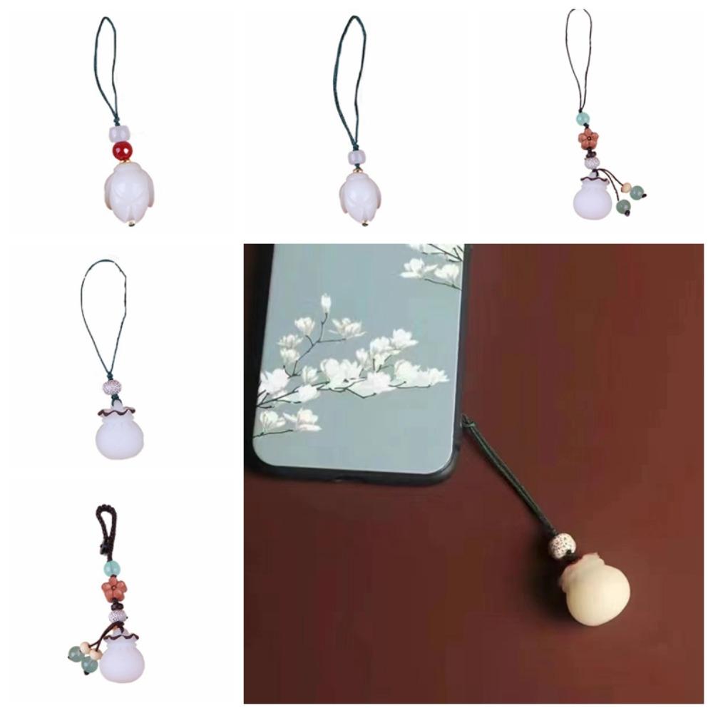 

Резной кулон для телефона Bodhi, сумка для денег Bodhi, брелок с цветком лотоса, брелок для автомобиля, кулон для женщин и мужчин