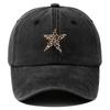 With Leopard Print Star Design Baseball Caps Breathable Sunscreen Hats  Fishing and Hiking