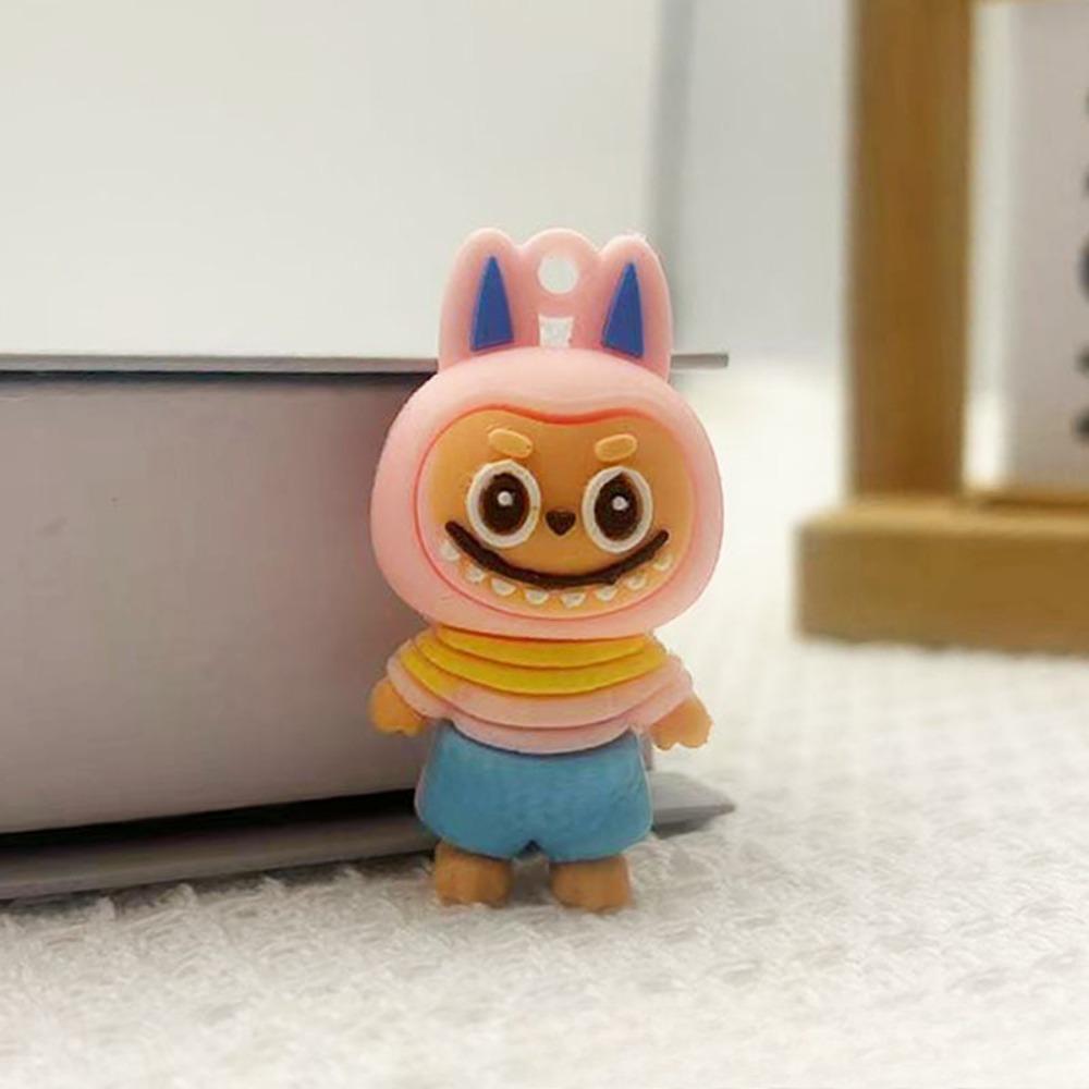 Cartoon Keychain Cute Three-dimensional Doll Pendant Car Key Chain Exquisite Accessories